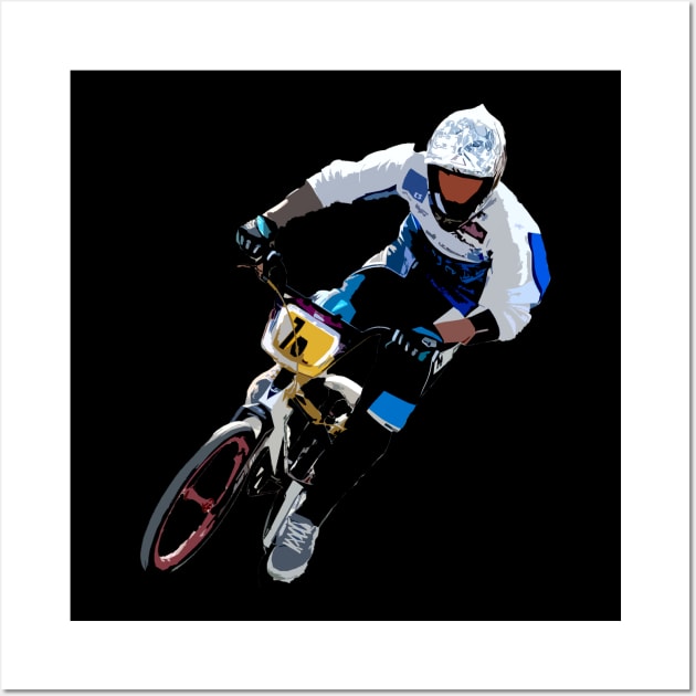 BMX Rider Wall Art by rickylabellevie